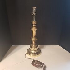 Vintage Neo-classical Stiffel Regency Urn Baluster Brass Table Lamp Patina picture