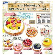 Ultra-realistic sweets miniature Mascot Capsule Toy 6 Types Full Comp Set Gacha picture