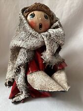 Vintage Maché Originals Figurine of Woman Caroling, Hand Crafted, Lakewood Ohio picture