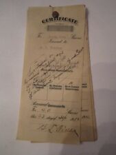1912 - 1915 CERTIFICATE OF SHARES BOOKLET PACKET - INCREDIBLE FIND - TUB SC picture