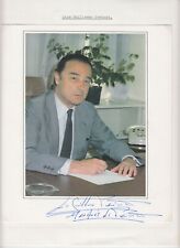 Luis Guillermo Perinat 2 Original Autographs with Photo Politician Spain (L6541) picture