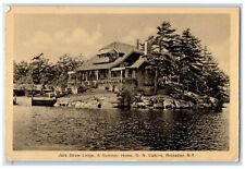 c1940s Jack Straw Lodge Summer Home View Rochester New York NY Unposted Postcard picture