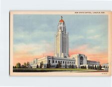 Postcard New State Capitol Lincoln Nebraska USA picture
