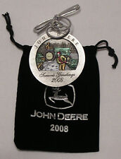NEW 2008 John Deere Pewter Christmas Ornament NEW picture