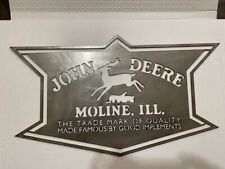 John Deere Farm Equipment 1930 Metal Sign Vintage Style Tractor Wall Decor Gift picture
