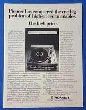 1976 Pioneer Anyone can hear the difference 1970's Vintage Magazine Print Ad picture