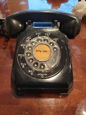 Vintage 1950s STROMBERG CARLSON Model 1543R 16 2/3 BLACK Rotary Dial Phone RARE picture