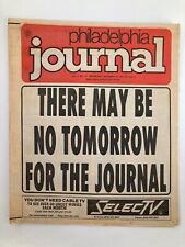 Philadelphia Journal Tabloid December 16 1981 There May Be No Tomorrow Journal picture