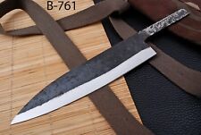 CUSTOM HANDMADE HAND FORGED Railroad Spike Carbon Steel Chef Knife Blank Blade picture