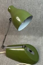 Vintage Hamilton Industries HC-18 Small Desk Lamp MCM Green Telescoping picture