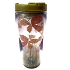 Starbucks 2007 Collectible Insulated Travel Tumbler Multicolor Butterfly Print picture