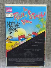 Marvel Comics 1993 The Ren & Stimpy Show #9 Native Son Autographed COA Sealed picture