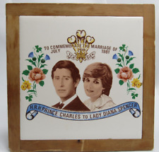 H.R.H.Prince Charles to Lady Diana Spencer heat plate picture