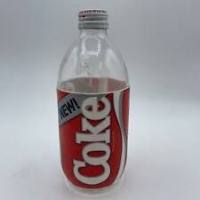 1985 New Coke Coca Cola 16oz Bottle - Styrofoam Label - Rare picture