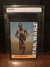 1977 Wonder Bread Star Wars See-Threepio C-3PO Card #7 Nm-Mint  picture