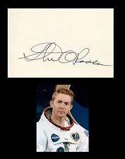 STUART ROOSA Autographed Signed Card Apollo 14 NASA Astronaut picture