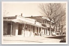 Columbia California, Main Street View Old Car, Vintage RPPC Real Photo Postcard picture