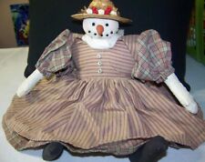 Snow Lady Doll-Handmade-so darn adorable-see pics picture