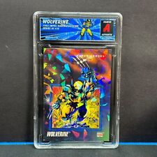 1992 Impel Marvel Wolverine #38 Atomic Cracked Ice Altered Refractor RazorSlabs  picture