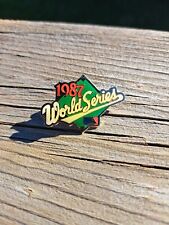 Vintage 1987 World Series MLB Collectible Baseball Enamel Souvenir Pin picture