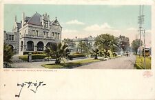c1903 Detroit Photographic Postcard 9061. St. Charles Avenue, New Orleans LA picture