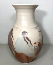 Vintage Vase Jess Lord Signed 1989 Hand Thrown Southwestern Native American 16