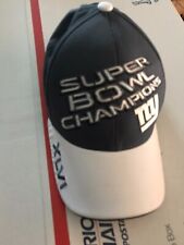 NY New York Giants Reebok Onfield NFL Super Bowl XLVI Champions Cap Hat Gray & W picture