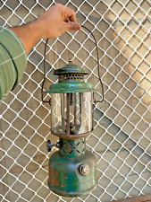 Old Vintage Coleman 1944 USA Kerosene Pressure Iron Lantern Lamp Collectible picture