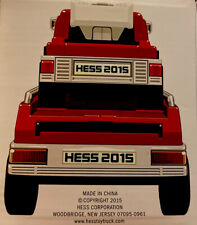 New 2015 51st Hess Collectible Toy Fire Truck and Ladder Rescue picture