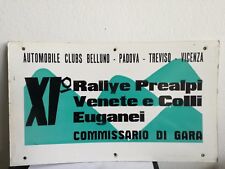 Targa 11° Rallye Prealpi Venete And Collie Euganean Hills 1965 Commissioner picture