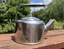 Vintage All-Clad Stainless Steel Tea Pot Stove Top Kettle 2 Qt No Whistle picture