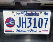 Manitoba SPECIALTY License Plate - NHL Winnipeg Jets Heritage - OFFICIAL PLATE* picture