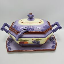 Medici Hand Painted Collection Tabletops Tureen & Lid With Ladle & Underplate picture