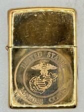 2018 United States Marine Corps Seal Brass Zippo Lighter NEW picture