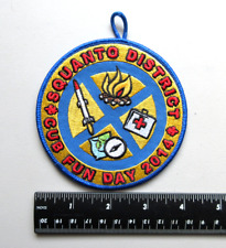 BOY SCOUTS BSA SQUANTO DISTRICT 2014 CUB FUN DAY COLLECTIBLE PATCH picture