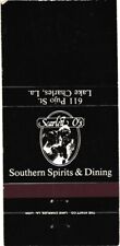 Scarlett O's Southern Spirits & Dining Lake Charles, LA Vintage Matchbook Cover picture