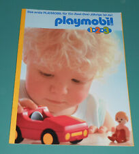 Vintage 1990 Playmobil 123 Preschool Toys Boys Girls Germany Brochure 16 Pages picture