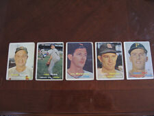 5 1957 BASEBALL CARDS WITH PLASTIC SLEEVES  B-10 picture