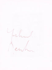 Yehudi Menuhin 1916-99 autograph signed 8