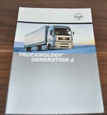 MAN TG-A Truck Sales Brochure Prospekt DE picture