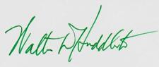 “Kentucky Senator” Walter Huddleston Hand Signed 4X6 Card COA picture