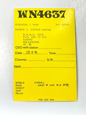 Vintage QSL Card Ham CB Amateur Radio 1981 Little Rascal WN4637 New Zealand picture