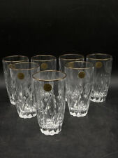 7 Vintage Cristal D’Arques Durand Cassandra Lead Crystal Glasses With Gold Rims picture