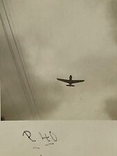WB Photograph 1940's Airplane Flying Above Photographers Head P40 picture
