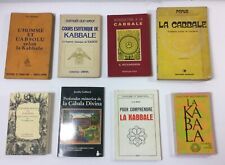 8 Vintage Spanish Books on Kabbala magic picture