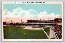 J92/ Baseball Sports Postcard c1910 Redland Field Stadium Cincinnati Reds 125 picture