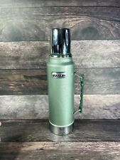 Vintage Stanley Aladdin Green Bottle Thermos A-944DH 1 Quart picture