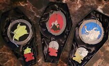 DISNEYLAND HAUNTED MANSION HOLIDAY 2002 SET 3 ORNAMENTS & PINS picture