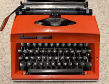 Vintage 1970's Blood Orange Contessa Typewriter. Please Read Description.  picture