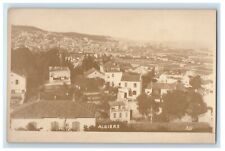 c1920's Bird's Eye View Of Algiers Algeria RPPC Photo Unposted Vintage Postcard picture